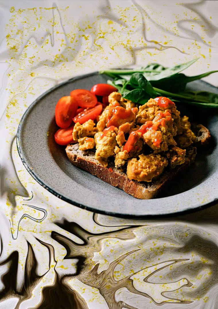 Scramble de tofu (revuelto)
